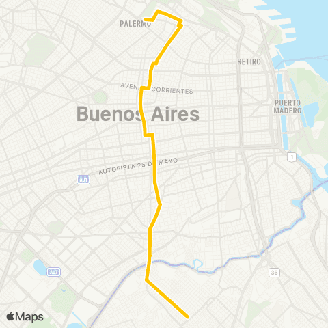 Ciudad de Buenos Aires El Puente S.A.T. map