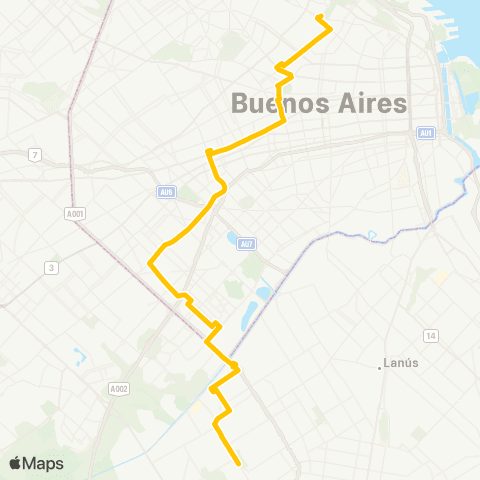 Ciudad de Buenos Aires Nuestra Señora del Rosario S.A. Union Tr map