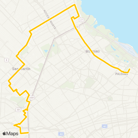 Ciudad de Buenos Aires Transporte Larrazabal C.I.S.A. map