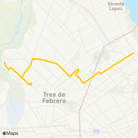 Ciudad de Buenos Aires Transporte Escalada S.A.T. map