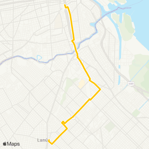 Ciudad de Buenos Aires Microomnibus Cuarenta y Cinco S.A.C.I.F. map