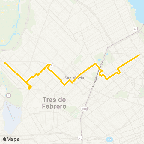 Ciudad de Buenos Aires Transporte Escalada S.A.T. map