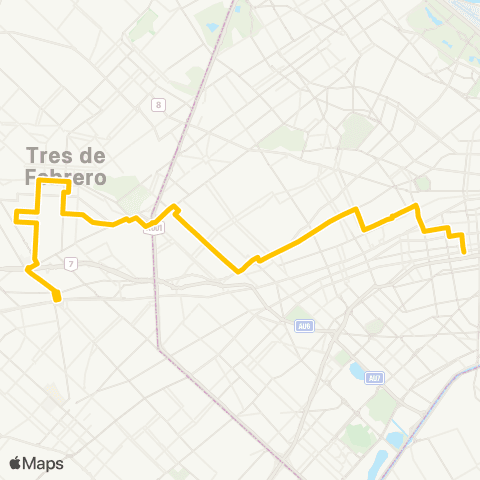 Ciudad de Buenos Aires Ttes.Automotores de Pasajeros Siglo XXI map