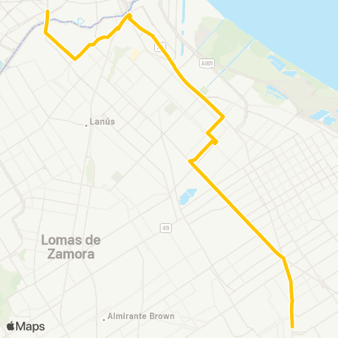 Ciudad de Buenos Aires Compañia Microomnibus la Colorada Saci map