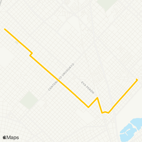 Municipios (Provincia de BA) Micro Omnibus Este S.A map