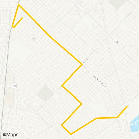 Municipios (Provincia de BA) El Urbano Srl map