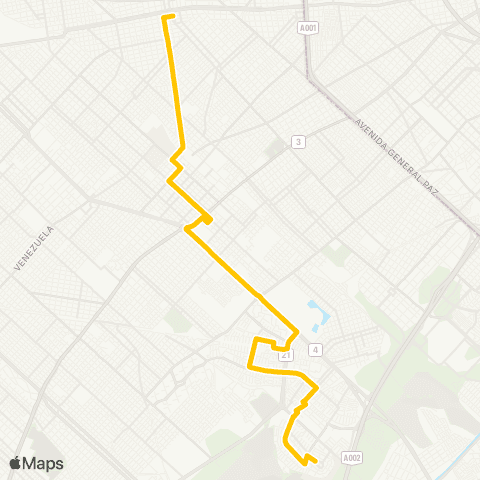 Municipios (Provincia de BA) Transporte Ideal San Justo S.A. map