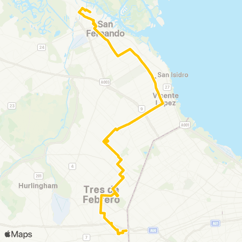 Provincia de Buenos Aires Compañia Noroeste S.A.T. map