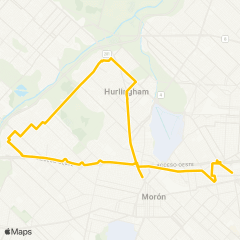 Provincia de Buenos Aires Empresa del Oeste Sat map