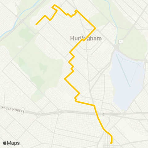 Provincia de Buenos Aires Empresa del Oeste Sat map
