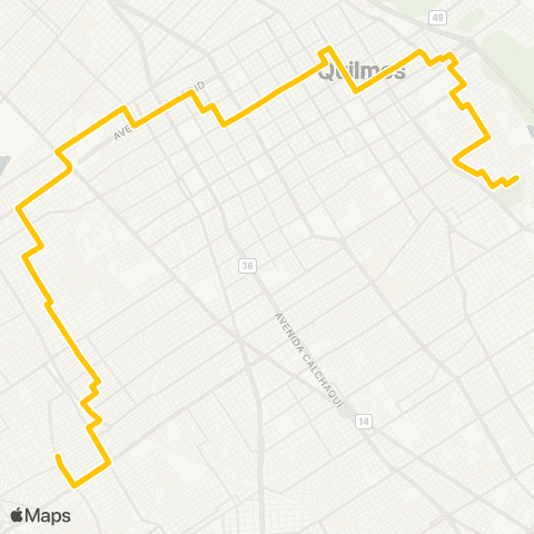 Provincia de Buenos Aires Expreso Villa Nueva S.A. map