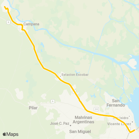 Provincia de Buenos Aires La Nueva Metropol S.A. map