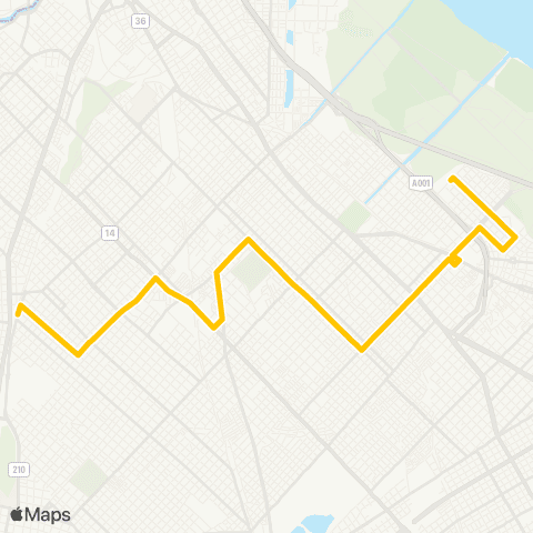 Provincia de Buenos Aires Micro Omnibus o´Higgins S.A.T. map