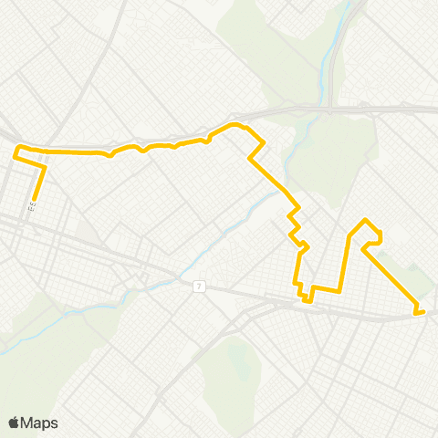 Provincia de Buenos Aires Transportes la Perlita S.A. map