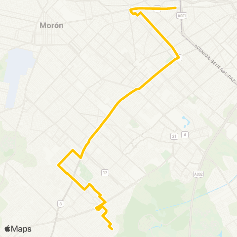 Provincia de Buenos Aires Almafuerte Empresa de Transporte S.A.C.I map