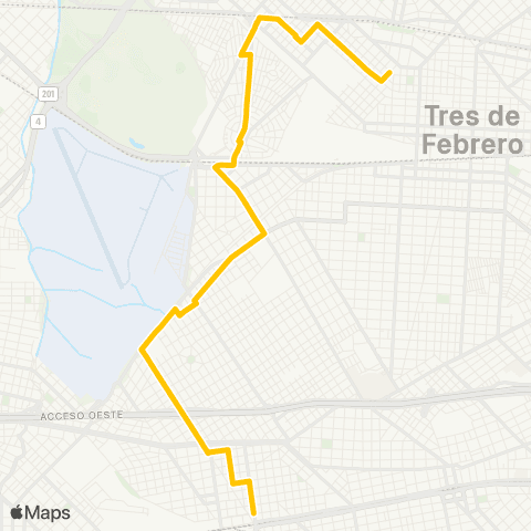 Provincia de Buenos Aires Compañia de Transporte Vecinal S.A. map