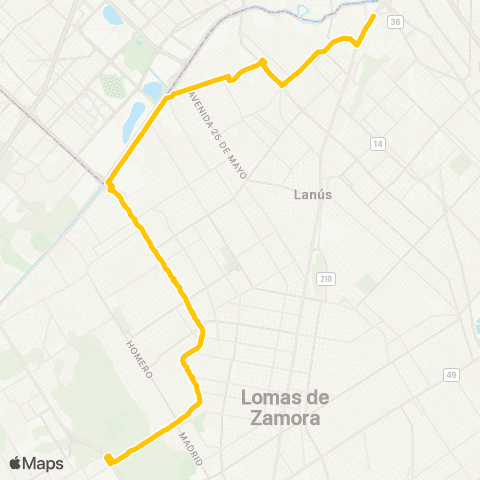 Provincia de Buenos Aires Transporte Larrazabal C.I.S.A. map