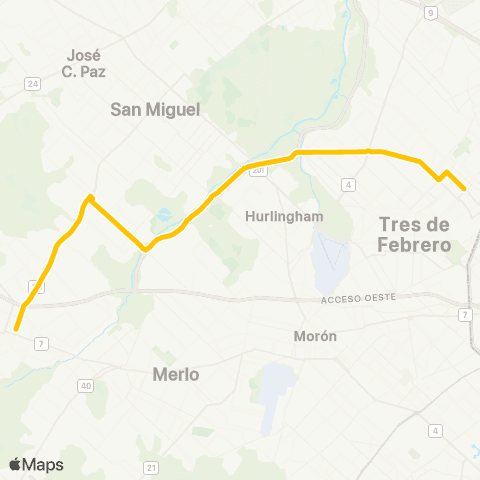 Provincia de Buenos Aires Transportes Atlantida S.A.C. map