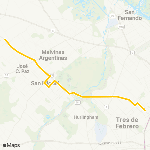 Provincia de Buenos Aires Transportes Atlantida S.A.C. map