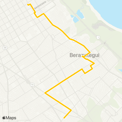 Provincia de Buenos Aires Micro Omnibus Quilmes S.A.C.I. y F. map