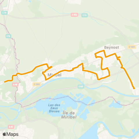 Colibri Rillieux - Thil map