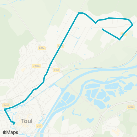 Colibri Toul Gare routiere - Toul Pôle industriel Europe - Toul Gare routiere map