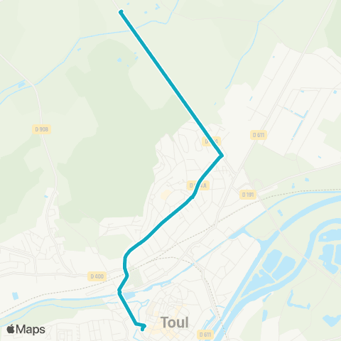 Colibri Toul Gare routiere - Toul route de Verdun - Toul Gare routiere map