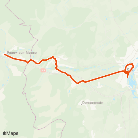 Colibri Pagny s/ Meuse - Toul Valcourt - Pagny s/ Meuse map