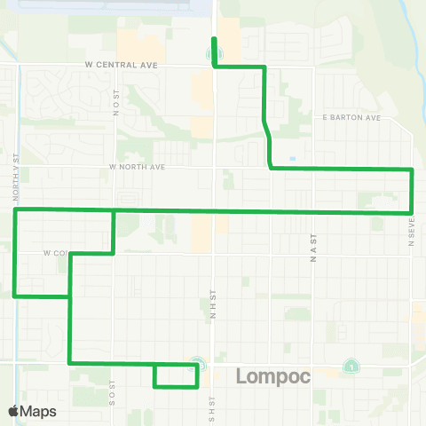 COLT North Lompoc map