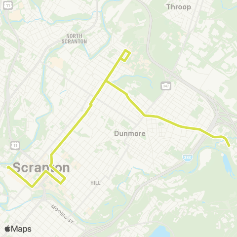 COLTS Drinker-Marywood map