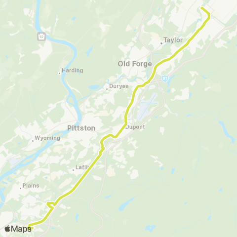 COLTS Mohegan Sun / WB VA map