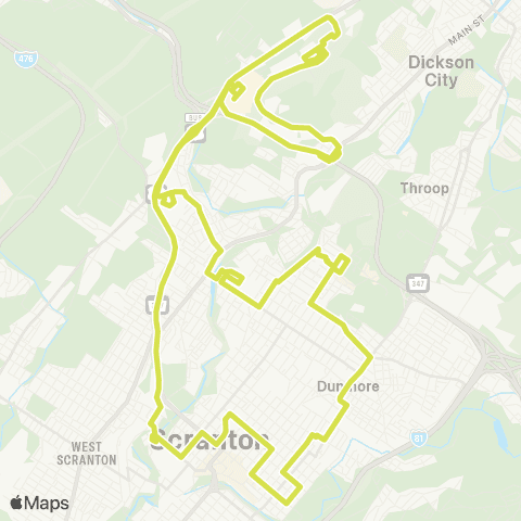 COLTS City Circle North map