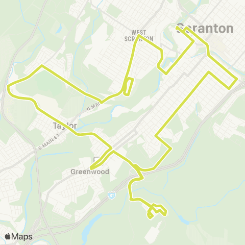 COLTS City Circle South map