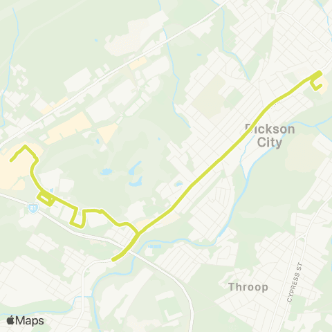 COLTS Commerce Loop map