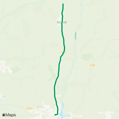 Coralie Tourc'h - Rosporden map