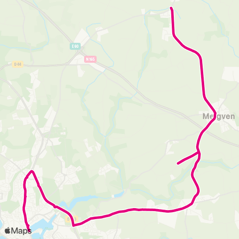 Coralie Cadol - Melgven - Concarneau Centre map