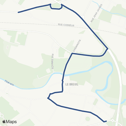 Corolis - Réseau scolaire Ligne 502 map