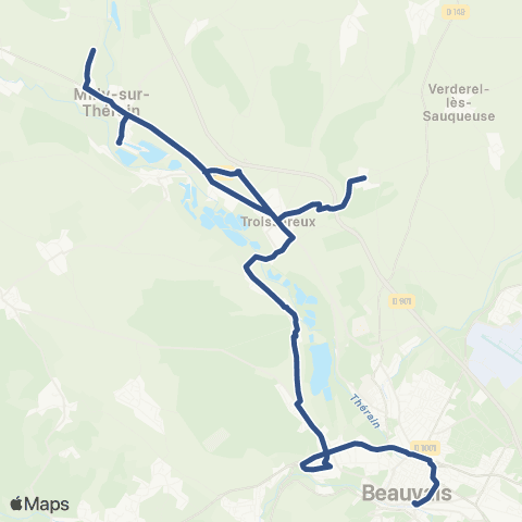 Corolis - Réseau scolaire Ligne 514 map