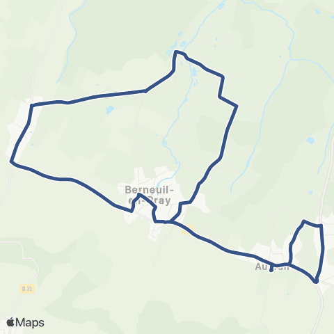 Corolis - Réseau scolaire Ligne 517 map