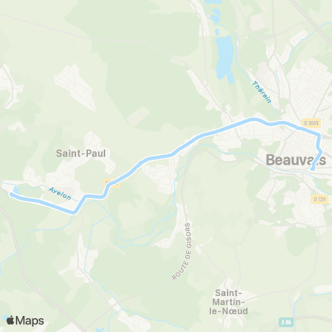 Corolis - Réseau interurbain Ligne 518 map