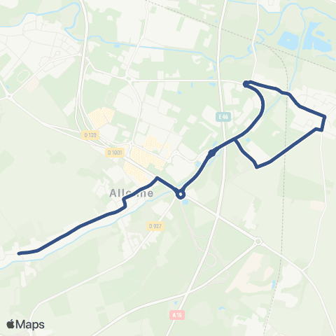 Corolis - Réseau scolaire Ligne 526 map