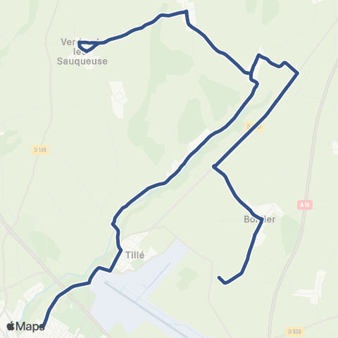 Corolis - Réseau scolaire Ligne 533 map
