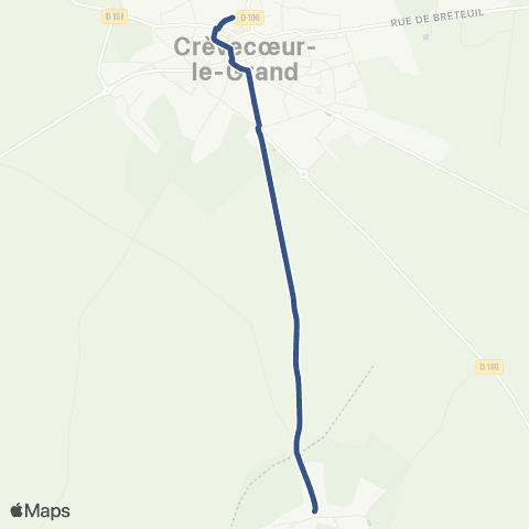 Corolis - Réseau scolaire Ligne 536 map