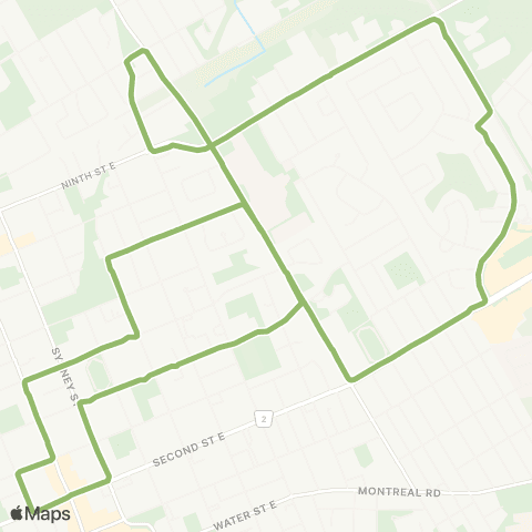 Cornwall Transit McConnell map