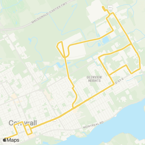 Cornwall Transit Business Park map