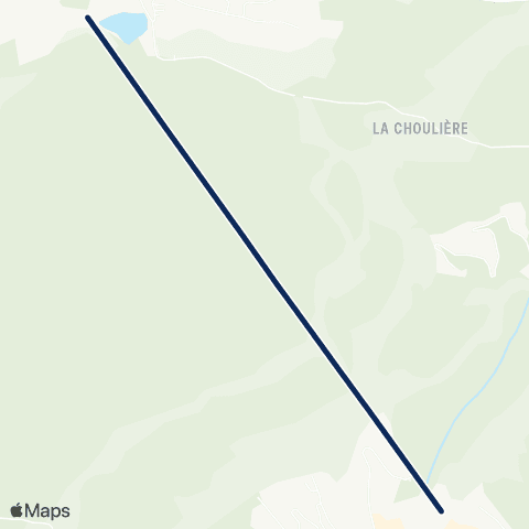 Transport par câble de Courchevel TC du Praz map