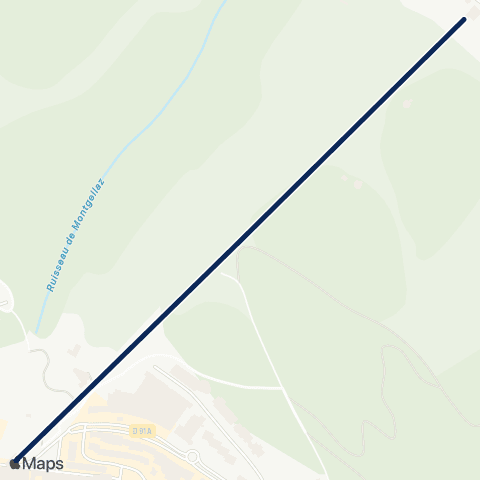 Transport par câble de Courchevel TC des Grangettes map