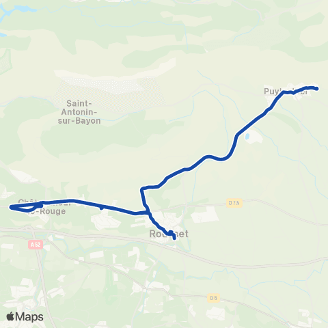 Pays d'Aix Mobilité Puy-Trets-Peynier-Rous-Chat-Clg Zay map