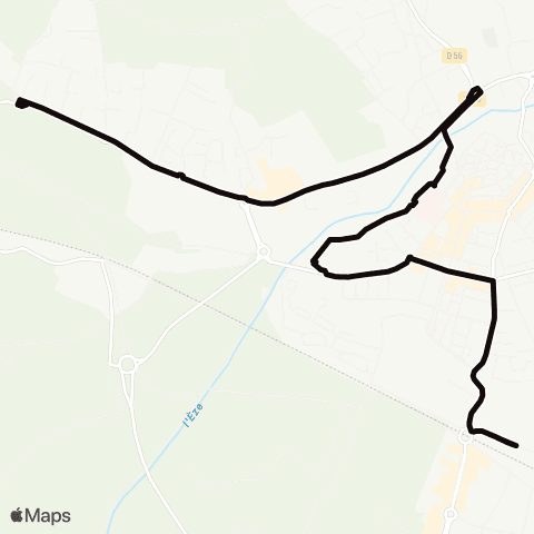 Pays d'Aix Mobilité Croix de Gon Gare SNCF map