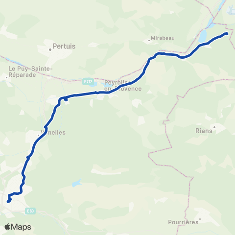 Pays d'Aix Mobilité St Paul - Pey - Mey - Venelles - Aix map